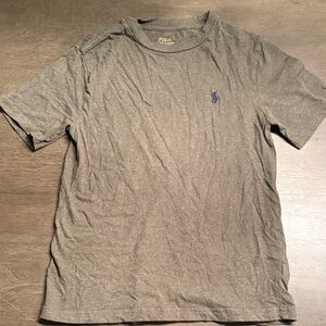 Polo by Ralph Lauren Green Tee with Navy Logo size M (10-12)
